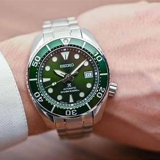 SEIKOSeiko Prospex SPB103J1 Men's Automatic Diver's Watch - Green Dial, Stainless Steel BraceletWATCHESEcecile