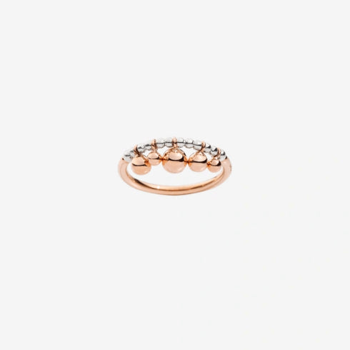 DODODoDo Bollicine Ring DAC0002BOLLI0009A - 9K Rose Gold & Sterling SilveJEWELRYEcecile