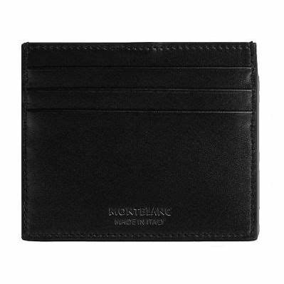 MONTBLANCMontblanc Extreme 3.0 131768 Men's Card Holder - Black Embossed Leather, 6 Card SlotsLEATHER GOODSEcecile