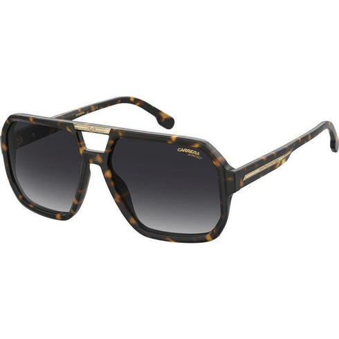 Carrera Victory C 10/S Occhiali da sole - Montatura nera, lenti blu scuro sfumato, 59 mm