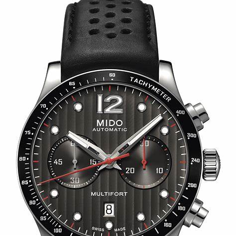 MIDOMido Multifort M0256271606100 Automatic Men's Watch – Black Dial, Black Leather StrapWATCHESEcecile