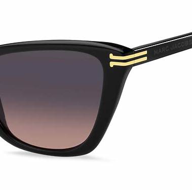Occhiali da sole Marc Jacobs MJ 1095/S Cat-Eye - Montatura salvia, lenti grigio sfumato