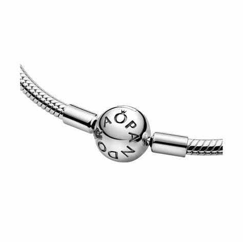 Pandora 590742HV-50 Collier à chaîne serpent Moments - argent sterling, 50 cm