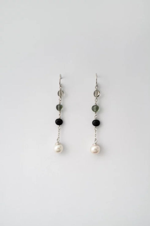 Majorica 16692.01.2.000.010.1 Earrings – 925 Silver, White Pearls, Rhodium Finish