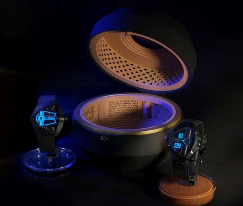 Hamilton Ventura XXL Bright Dune Limited Edition H24614330 - 52mm schwarz PVD-Edelstahl, schwarzes Zifferblatt