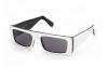 GCDSGCDS GD0009 5723A Unisex Sunglasses - White/Black Frame, Smoke LensesEYEWEAREcecile
