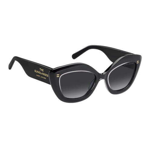MARC JACOBSMarc Jacobs MARC 800/S MNG/9O Women's Sunglasses - Crystal Black Frame, Dark Grey Gradient LensesEYEWEAREcecile