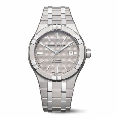 MAURICE LACROIXMaurice Lacroix AIKON Automatic Titanium Men's Watch AI6008 - TT032 - 230 - 1 - Grey Dial, Titanium Case & BraceletWATCHESEcecile