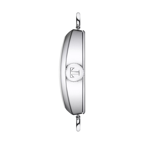 Tissot Heritage Porto Small Lady T1281091603200 - Edelstahl, silbernes Zifferblatt, violettes Lederarmband