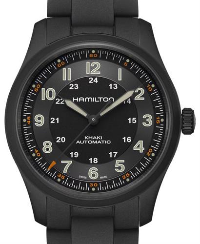 HAMILTONHamilton Khaki Field Titanium Auto 38mm H70215130 – Black PVD Titanium, H - 10 Movement, 100M WRWATCHESEcecile