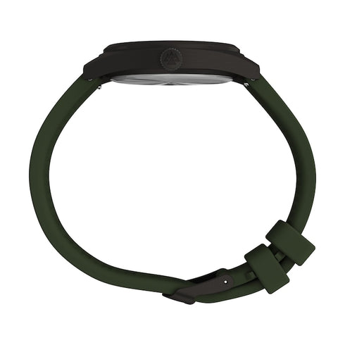 Timex TW2Y18000 Men’s Expedition Capstone 39mm Gunmetal Case Green Silicone Strap