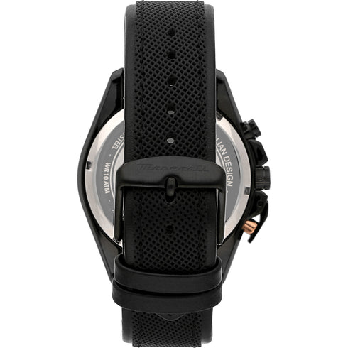 Orologio da uomo Maserati Traguardo Chronograph - R8871612038, quadrante blu, bracciale in acciaio, 45 mm