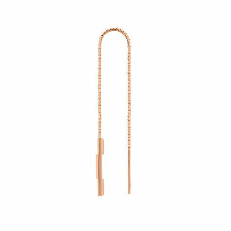 Gucci Boucles d'oreilles en or rose 18k Link to Love YBD662115002
