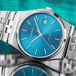 CASIO & VINTAGECasio MTP - B145D - 2A2VEF Men's Watch - Blue Dial, Stainless Steel BraceletWATCHESEcecile
