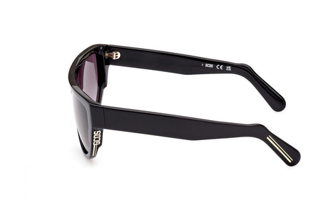 GCDSGCDS GD0025 6001B Unisex Sunglasses - Black Frame, Grey Gradient LensesEYEWEAREcecile