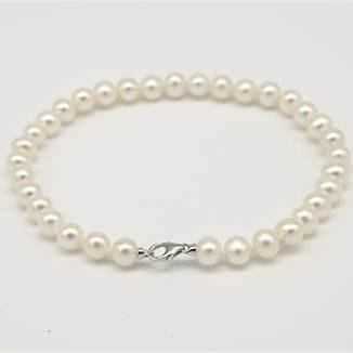MILUNAMiluna 1MPE555_17NL583 Bracelet - 18K White Gold with White PearlsJEWELRYEcecile