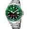 JAGUARJaguar Executive J860/6 Men's Diver Watch – Stainless Steel, Green Dial, Sapphire CrystalWATCHESEcecile