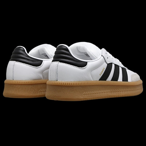 Adidas Samba PLATFORM Blanc Noir Femme