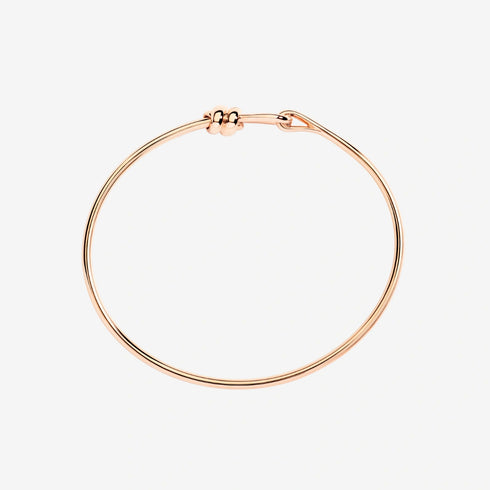 DoDo DBC4012KNOT00009RL Bracciale Nodo - Oro rosa 9K, Unisex, Fatto a mano