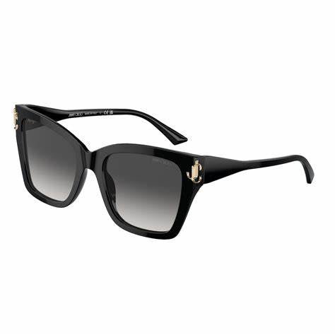 JIMMY CHOOJimmy Choo JC 5012 Women's Sunglasses - 54mm, Black Frame with Gray LensesEYEWEAREcecile