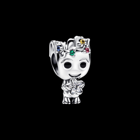 PANDORAPandora Marvel Groot Star Charm 793559C01 - Sterling Silver with Enamel DetailsBIJOUXEcecile