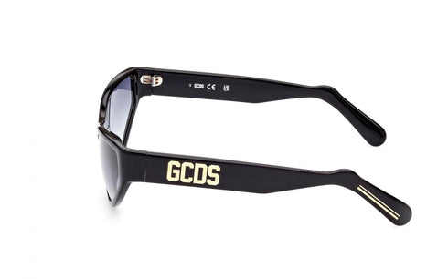 GCDSGCDS GD0024 5501B Cat - Eye Sunglasses - Black Frame, Grey Gradient LensesEYEWEAREcecile