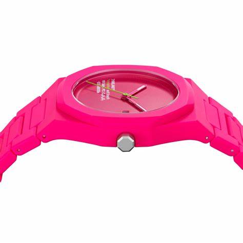 D1 MILANOD1 Milano Polycarbon Hot Pink PCBJ32 Unisex Watch - Fuchsia Polycarbonate, 40.5mmWATCHESEcecile