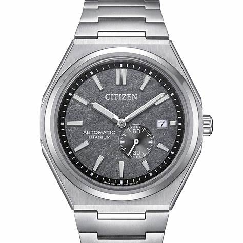 Reloj Citizen NJ0180-80H Super Titanium Automático Hombre - Esfera gris