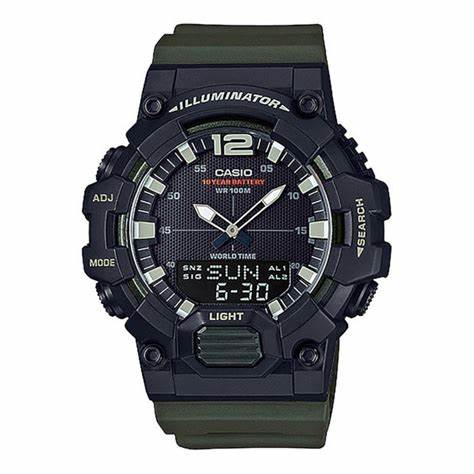 CASIO & VINTAGECasio HDC - 700 - 3AVCF Men's Analog - Digital Watch - Green Resin Band, 10 - Year BatteryWATCHESEcecile