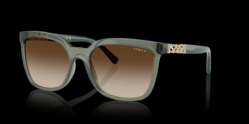 VOGUEVogue VO5633SB W44/8S Women's Sunglasses – 56mm Black Frame, Grey Gradient Blue Polarized LensesEYEWEAREcecile