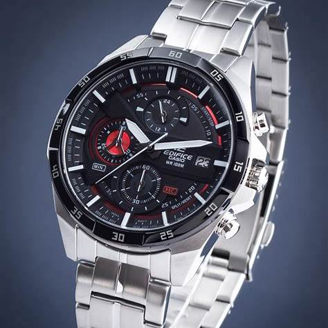 CASIO EDIFICECasio Edifice EFR - 556DB - 1AVUEF Men's Chronograph Watch – Black Dial, Stainless Steel BraceletWATCHESEcecile