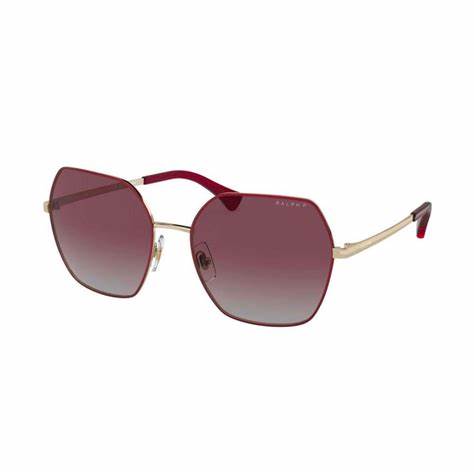 Ralph by Ralph Lauren RA 4138 9116/62 Women's Sunglasses - Bordeaux Frame with Gradient Purple Lenses