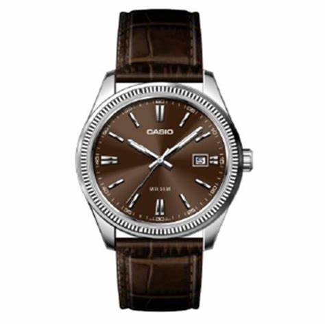 CASIO & VINTAGECasio MTP - 1302PL - 5AVEF Men's Analog Watch – Brown Dial, Leather StrapWATCHESEcecile
