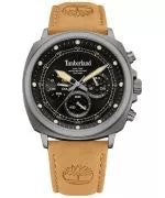 TIMBERLANDTimberland Williston - Small TDWGF0042002 Men's 44mm Black Dial Quartz Watch – Brown Leather StrapWATCHESEcecile