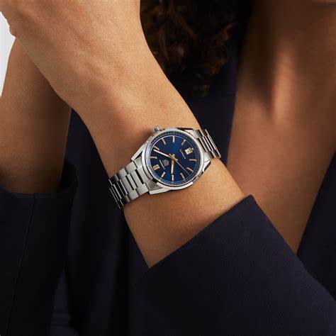 TAG Heuer Carrera Date WBN2311.BA0001 Damenuhr - Blaues Zifferblatt, Stahlarmband