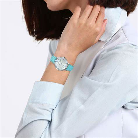 CASIO & VINTAGECasio LTP - VT01L - 7B3UDF Women's Analog Watch – Silver Dial, Blue Leather StrapWATCHESEcecile