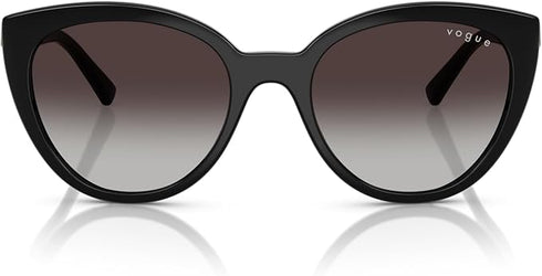 VOGUEVogue VO5634SB Women's Cat - Eye Sunglasses – 53mm Black Frame, Grey Gradient LensesEYEWEAREcecile