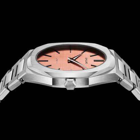 D1 MILANOD1 Milano UTBJ26 Ultra Thin Watch – Salmon Dial, 40mm, Stainless SteelWATCHESEcecile
