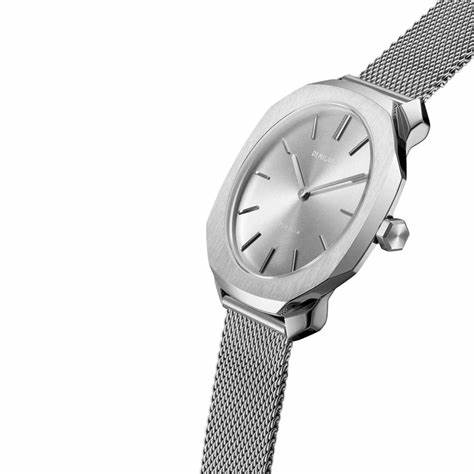 D1 MILANOD1 Milano Super Slim SSML01 Women's Watch - Silver Stainless Steel Mesh BraceletWATCHESEcecile