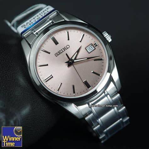 SEIKOSeiko SUR523P1 Men's Quartz Watch - 40.2mm Stainless Steel, Salmon DialWATCHESEcecile