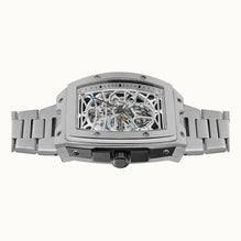 Ingersoll "The Challenger" I12310 - 42 mm Silver Skeleton Auto, bracelet en acier