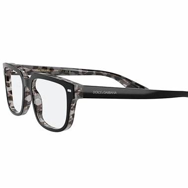 Dolce & Gabbana DG3380 3423 U 54 Men's Square Eyeglasses - Blue on Blue Havana Frame