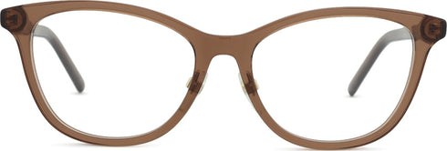 Occhiali da vista Marc Jacobs MARC 663/G 09Q Donna - Montatura marrone trasparente, design occhi di gatto