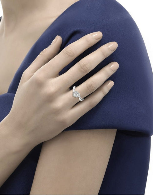 RECARLORecarlo Anniversary Love Heart Diamond Ring - 18kt White Gold, Heart - Shaped DiamondJEWELRYEcecile