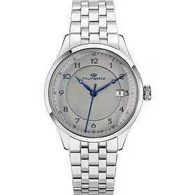 PHILIP WATCHPhilip Watch Museum R8253225001 Men's Watch - Stainless Steel, Grey Dial, Date FunctionWATCHESEcecile
