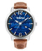 TIMBERLANDTimberland Clarksville TBL15899JYS03‑G Men’s 48mm Blue Dial Leather WatchWATCHESEcecile
