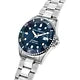 Philip Watch R8223216011 Caribe Diving Men's Watch – 42mm, Blue Dial, Automatic, Steel Bracelet