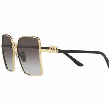 DOLCE & GABBANADolce & Gabbana DG 2279 02 - 8G E 60 Women's Sunglasses – Gold Frame, Grey Gradient LensesEYEWEAREcecile