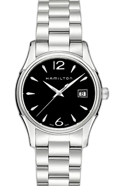 Hamilton Jazzmaster Lady Quartz H32351135 - 34mm Stainless Steel, Black Dial, Stainless Steel Bracelet