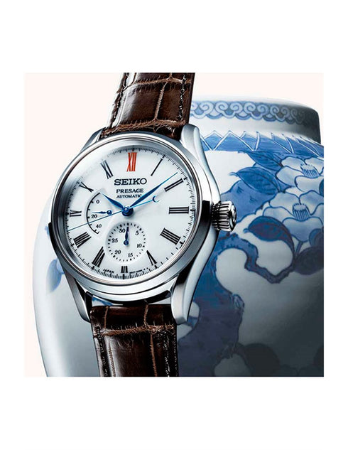 SEIKOSeiko Presage SPB093J1 Arita Porcelain Dial Automatic Men's Watch - 40.6mm Stainless SteelWATCHESEcecile